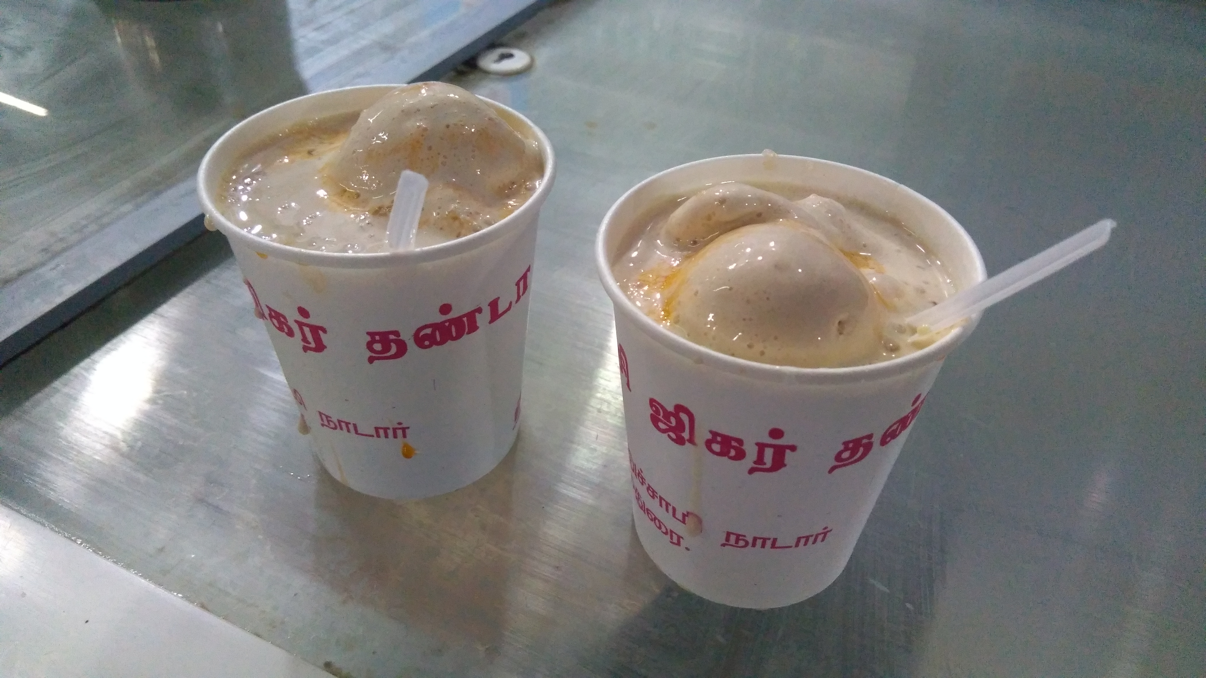 Glass of Madurai jigarthanda
