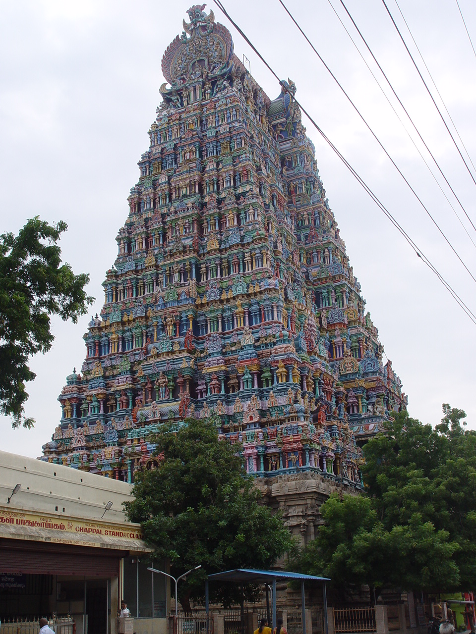 Meenakshi Amman Temple east gopuram, Madurai