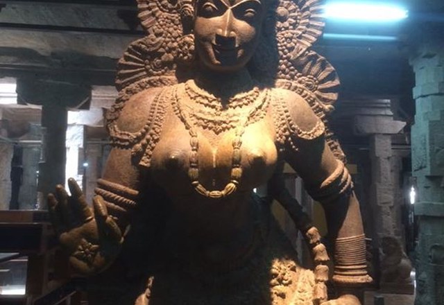 Inside the Thousand Pillar Hall, Meenakshi Amman Temple, Madurai
